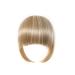 Bangs Hair Clip Synthetic Bang Hair Fringe Clip in Bangs Fake Blunt Brown Hair Bangs Hair Extension Heat Resistant Hairpieces for Women Bangs Clip in Hair(Color:NLH1007-7)