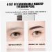 BELLIFFY 4pcs Four Forked Eyebrow Pencil Cosmetic Women Eyebrow Pencils Eyebrow Pencil Brown Make up Kit Abs - Buy Online on GoSupps.com
