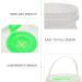Veemoon 1-Liter White Plastic Bucket with Handle & Cover - All-Purpose Food Storage Solution - Buy Online on GoSupps.com