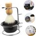 Frcolor Shaving Foam Shell Set - 2 Razor Brushes & Metal Stands for Perfect Face Shaving | Body Care Essentials - Buy Online on GoSupps.com