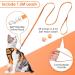 Breakproof Cat Leash Set & Adjustable Soft Kitten Vest - Reflective Stripes | Orange Small Dishes for Kittens - Buy Online on GoSupps.com