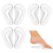 SIBBA 6 PCs Gel-Foot Vault insake orthopedic insole silicone foot inserts Foot vaulted support inserts Plantar fasciitis shoe vault high-heal inserts pillow pad 3 pair-transparent