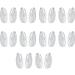 10 Pairs Silicone Nose Pads - Non-Slip Glasses & Sunglasses Accessories - Comfortable Pressure-Reducing Clear Pads - Buy Online on GoSupps.com