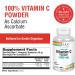 SOLARAY Vitamin C Crystalline 5000mg Buffered Powder - 8 oz | Immune Support, Collagen Synthesis & Antioxidant Boost - Buy Online on GoSupps.com