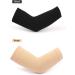 Arm Slimming Shaper: 2 Pairs Compression Sleeve for Women - Black/Beige - Buy Online on GoSupps.com