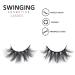 SWINGINGHAIR 3D Mink Eyelashes 19mm - Hand-made Natural False Lashes for Fluffy Volume - 1 Pair - Buy Online on GoSupps.com