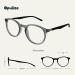 Opulize Met Blue Light Blocking Reading Glasses | Slim Round Frame | Spring Hinges | Improve Sleep | Computer Gaming | Anti-Reflective | Transparent Grey Lens | Unisex | +1.00 Magnification | Pack of 1 - Buy Online on GoSupps.com
