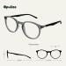 Opulize Met Reading Glasses 2 Pack - Slim Round Frame Spring Hinges Scratch-Resistant - Unisex Gray & Black +1.50 Diopter - Buy Online on GoSupps.com