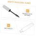 PLAFOPE 10pcs Eyelash Tube Eyelash Mascara Eyelash Brush Tubes Clear Mascara Tube Cosmetic White Plastic - Buy Online on GoSupps.com