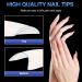 500 Pieces Artificial False Nails Natural Color Oval French Acrylic Nails Artificial Nails Tips for Girls Women DIY - Buy Online on GoSupps.com