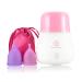 ROSA RUGOSA® Menstrual Cups + Steamer Bundle - All You Need to Start Your Menstrual Cup Journey! - Feminine Hygiene - Leak-Free - up to 99.9%