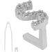 Shop Verdant Touch Hip Hop Teeth - Removable Silver Dentures for Halloween & Cosplay Accessories - Buy Online on GoSupps.com