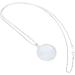 Necklace Magnifying Glass Magnifying Glass Safe Magnifying Glass with Chain Reading Magnifier for Reading for Working (Silver) - Buy Online on GoSupps.com
