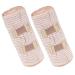 FOMIYES 2 Rolls Striped Elastic Supplies Head Wrap Stretch Wrap Pre Wrap Atheltic Tape Knee Wraps for Pain Non Stick Lovers Elastic Aluminum Buckle Gloves 10x4cm