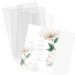 Vellum Jackets - 200 Pack Folded Vellum Jacket for 5 x 7 Invitations Translucent Vellum Paper for Invitation Greeting Cards Photo Prints