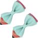 Pencil Hair Clip - Pencil Bows Hair Clips for Back to School - Unique Strong Hold Hair Clips Claw Clips School Hair Accessories for Kindergarten Students Lake Blue - Buy Online on GoSupps.com
