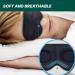 CIBEL Stereoscopic Sleep Eye Mask - 3D Contoured Design, Soft & Comfortable, 99% Light Blocking - Buy Online on GoSupps.com