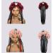 amangul Halloween Long Lace Skull Headband Decorative Headdress Ornament for Adults Women Teenager Girl Costume(Pink) - Buy Online on GoSupps.com