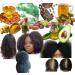 Organic Hair Solution - Chebe Hair Growth Set | Shampoo Conditioner Oil & Leave-In Cream | Stronger Thicker Longer Hair - Natural Ingredients - Buy Online on GoSupps.com