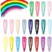 80 Pack Candy Curl Hair Clips 2 Inch Metal Snap Hair Clips Kids Barrettes Girls' Hair Accessories for Little Girls Baby Kids Colorful Small Hair Barrettes Hair Accessories for Fine Hair - Buy Online on GoSupps.com