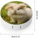 Angora Rabbit Contact Lens Case with Mirror | Portable & Cute Travel Kit for Eye Care - Buy Online on GoSupps.com