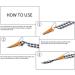 Bias Tape Makers Kit - 5 Sizes 1/4-1 - DIY Quilting Tools for Fabric Sewing - Buy Online on GoSupps.com
