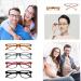 UV Filtering Retro Computer Reading Glasses for Men & Women - Anti-Blue Light Anti-Eyestrain 2.5x Magnification - 4 Color Options - Buy Online on GoSupps.com