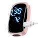 Pulse Oximeter Fingertip Pulse Oximeter Rechargeable Pulse Oximeter with Rechargeable Fingertip Blood Oxygen Saturation Monitor Rechargeable Accurate Fast SpO2 Reading (Pink)