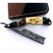 Damascus Steel Straight Razor Barber Salon Shaving shave real leather sheath SM151