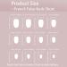 Short French False Nails - 24 PCS Lilac Daisy Design Stick on Nails - Acrylic Full Cover Tips with Glue - Purple Women's Nails Art - Buy Online on GoSupps.com