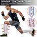 Ailaka Zipper Compression Socks 15-20 mmHg for Women Men - 3X-Large White (1 Pair) - Support for Varicose Veins, Athletics, Travel - Graduated Medical Hosiery - Buy Online on GoSupps.com