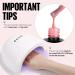 TOMICCA Nude Pink Gel Nail Polish - Long-Lasting Translucent Peach-Pink Color - Buy Online on GoSupps.com