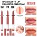 EVPCT 3Pcs Nude Beige Orange Brown Matte Lipstick & Lip Liner Set | Waterproof & Long Lasting 24hr Wear | Includes Sharpener | 3 Count - Buy Online on GoSupps.com