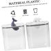 Homsfou 6 pcs Transparent Storage Box - Versatile Plastic Organizers for Dental Floss Toothpicks & Cotton Pads - Stylish Horse Decor & Classy Chest of Drawers - Buy Online on GoSupps.com