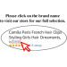 Camila Paris CP3186 4 French Handmade Side Comb | Strong Hold Grip Hair Clips for Women | Durable Styling Hair Accessories - Onyx - Buy Online on GoSupps.com