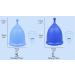 SHORDY Menstrual Cups Set of 2 (Small & Large) - Eco-Friendly Soft Flexible Period Cups for Women 12-Hour Comfort Sustainable Alternative to Tampons & Pads - Blue - Buy Online on GoSupps.com