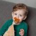 Buy Gruenspecht Organic Pacifier Set - Natural Rubber Heart-Shaped 18+ Months Orthodontic Soft Shield - Eco-Friendly Baby Soothers - Buy Online on GoSupps.com