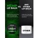 Hemp Non Tinted Lip Balm for Men - Repair & Protect Dry Cracked Lips | 7g Natural Lip Mask with Hemp Seeds - Buy Online on GoSupps.com