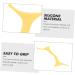 brow guide stencil makeup tools and accessories eyebrow makeup tools makeup stencil brow guide template eyebrow templates for women eyebrow stencil Silica gel Auxiliary heating 17.3x5.9cm Yellow - Buy Online on GoSupps.com