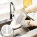 Dewedrt Wire Dishcloth Multipurpose Wire Dishwashing Clean Gloves Kitchen Tool Silver & Yellow 1Pair - Buy Online on GoSupps.com