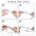 Norhogo 10-Piece Silicone Ring Set for Pacifiers - BPA-Free Ten Colors Baby Silicone Ring Holder - Buy Online on GoSupps.com