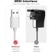 Magnetic USB-DC Charging Cable Set for Wireless Massager | Mellbree 2-Pin 6mm Replacement Cable - No Polarity Restrictions - Buy Online on GoSupps.com
