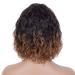 Fashion Idol 10 Bob Curly Human Hair Wig for Black Women - Short Deep Water Wavy Wig with Bangs, 150% Density, Ombre Auburn - 10 Inch | Brazilian Virgin Human Hair - Buy Online on GoSupps.com