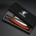 Xuan FENG Zambian Bloodwood Folding Razor - Tempered Steel High Hardness & Sharp Straight Razor for Men - Premium Quality Shaving Tool - Buy Online on GoSupps.com