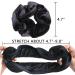 Wenobby Big Satin Silk Scrunchies for Women - Assorted Flower Hair Ties (4PCS) - Buy Online on GoSupps.com