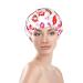 Red Pink Lip Kiss Waterproof Luxury Shower Cap for Women | Reusable Bath Hair Cap | Fashionable Elastic Shower Hat for Long, Short, Curly Hair - Color 9 - Buy Online on GoSupps.com