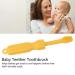Baby Teething Toothbrush - Colorful Silicone Teether Toy for Toddlers - Buy Online on GoSupps.com