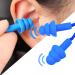 Buy Reusable Silicone Ear Plugs for Sleeping - 5 Pairs Safe for Swimming & Work Noise Reduction - Orange Color - Buy Online on GoSupps.com