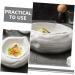 Cabilock Salad Bowl Household Food Bowl Kitchen Supplies Ceramic Dessert Bowl Ceramics Hotel Delicate 15.50X14.00X6.00CM As Shown - Buy Online on GoSupps.com