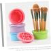 Ipetboom Powder Puff Cleaning Bowl Makeup Brush Scrubber Silicone Makeup Brush Makeup Brush Cleaning Pad Brush Cleaning Bowl Makeup Brush Cleaning Mat Sponge Silica Gel Tool Pink 10x8.5cm Pink - Buy Online on GoSupps.com